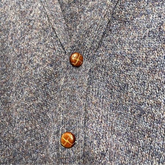 Vintage Edinburgh Woollen Mill Shetland Wool Cardigan Sweater 1980s - Picture 5 of 5